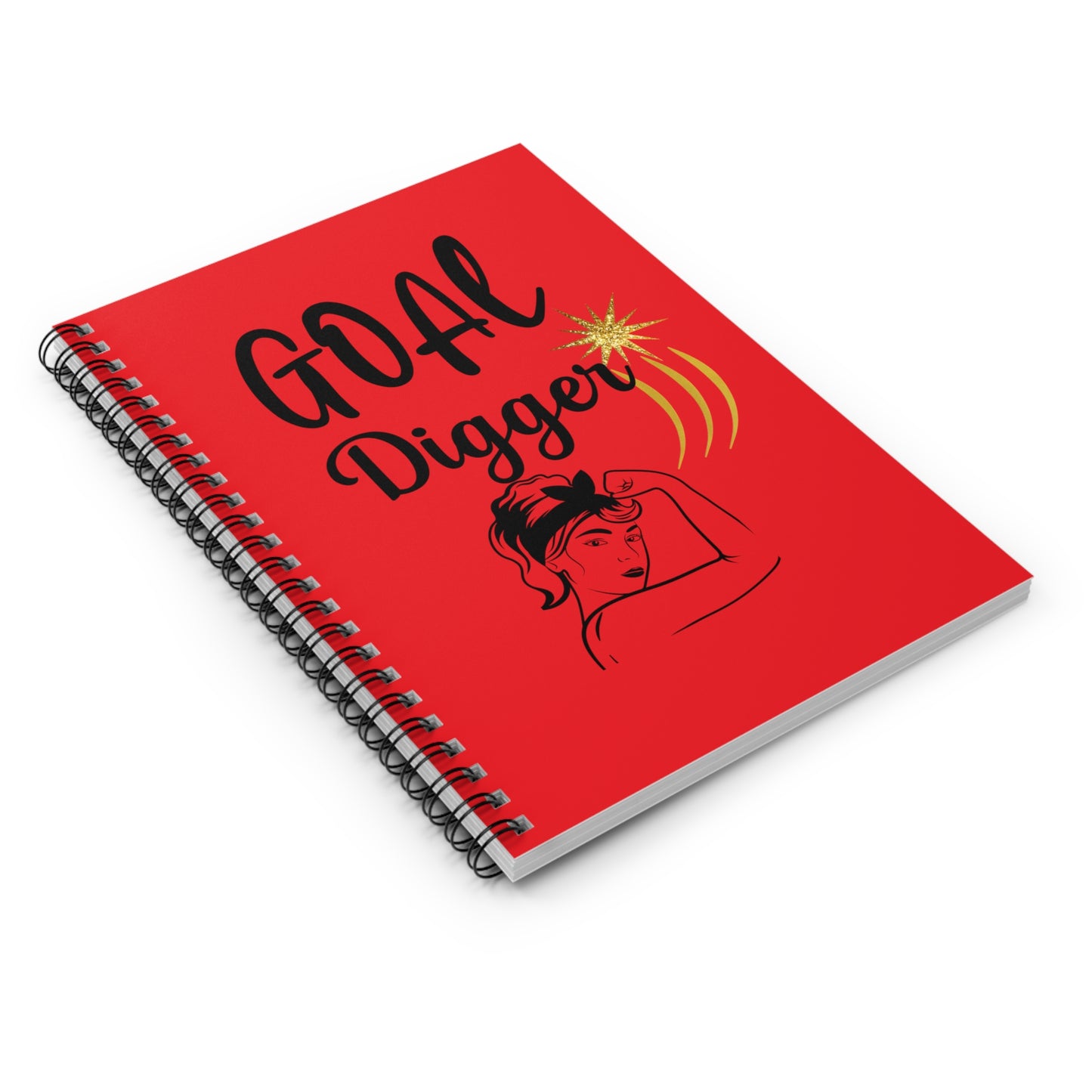 Goal Digger Spiral Notebook - Ruled Line