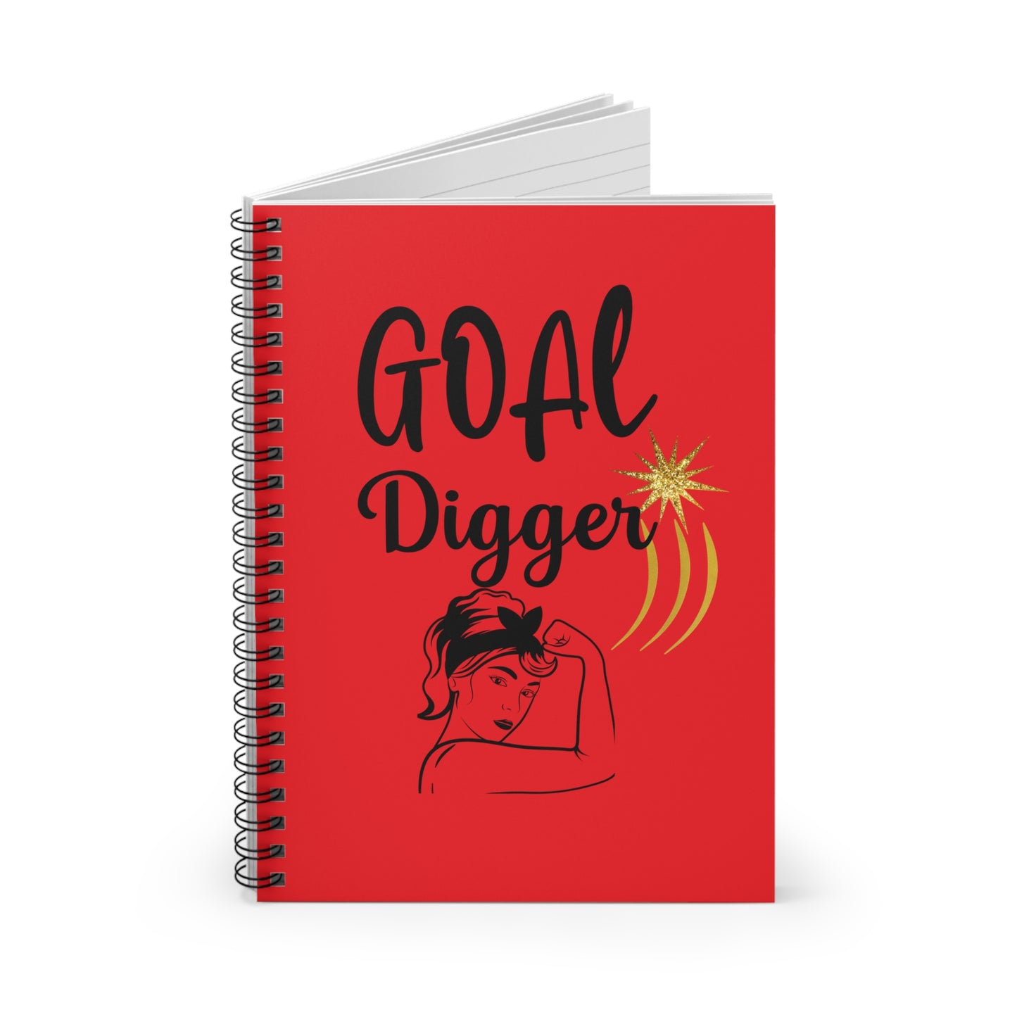 Goal Digger Spiral Notebook - Ruled Line