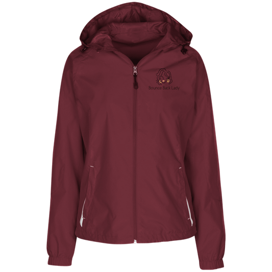 LST76 Ladies' Jersey-Lined Hooded Windbreaker